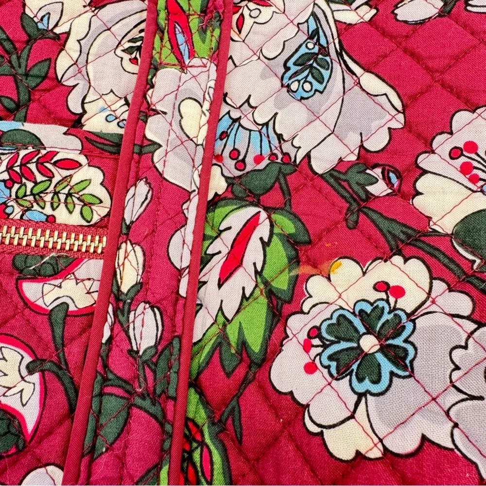 NEW Massive Lot of Vera Bradley Bordeaux Blooms Dragonfly Bags, Robe, Tumbler - Picture 15 of 16